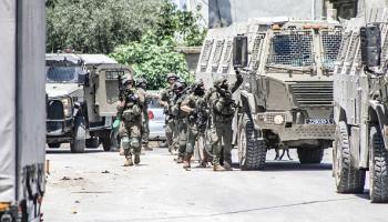 قوات الاحتلال في مخيم بلاطة، 16 يوليو 2024 (Getty)