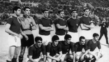 منتخب إيطاليا في 10 يونيو 1968 قبل نهائي اليورو ضد يوغوسلافيا (Getty)
