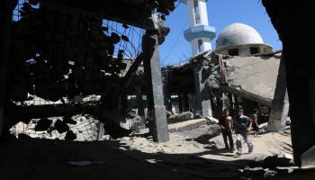 العدوان على غزة 2104 (سعيد خطيب/فرانس برس)