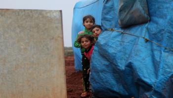خيمة في إدلب- فرانس برس