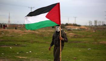 علم فلسطين Majdi Fathi/NurPhoto 