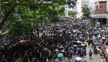 هونغ كونغ/تظاهرات/Getty