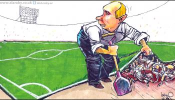 كاريكاتير نهائيات بوتين / حبيب 