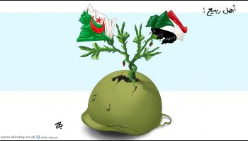 كاريكاتير اجمل ربيع / حجاج