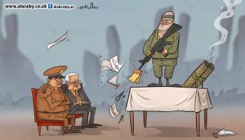 كاريكاتير المقاومة والمبادرات / البحادي