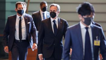 وزير الخارجية الأميركي أنتوني بلينكن في اليابان-رويترز