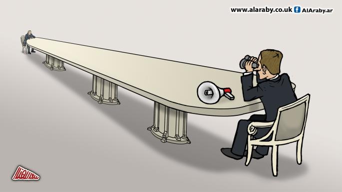 كاريكاتير بوتين ماكرون / المهندي 