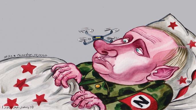 كاريكاتير المسيرات الاوكرانية / كيغل 