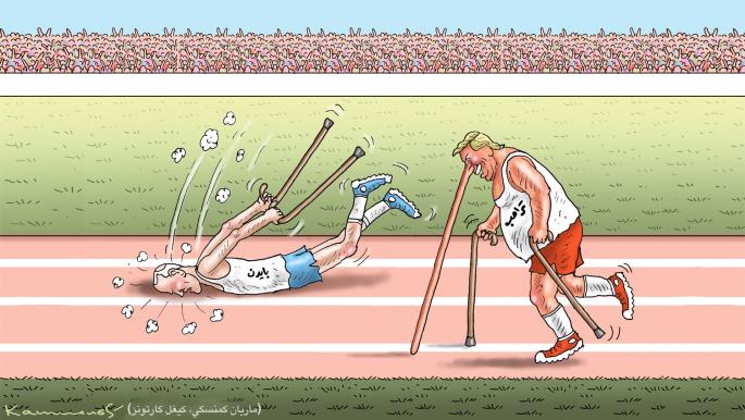 كاريكاتير سباق الرئاسة الاميركي/ كيغل 