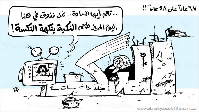 كاريكاتير النكبة / حجاج