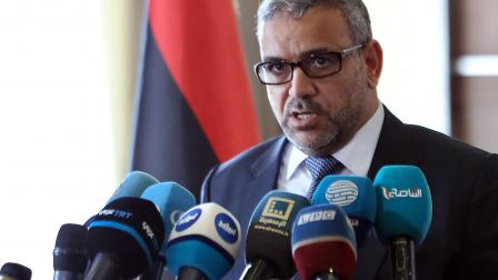 خالد المشري ابرز المرشحين لرئاسة المجلس الأعلى، طرابلس 6 أغسطس 2020 (فرانس برس)