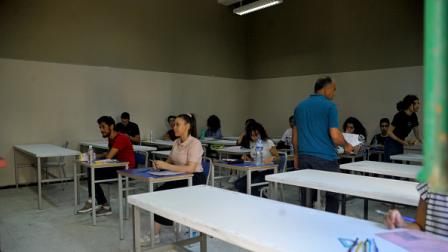 طلاب يجتازون امتحانات البكالوريا في تونس، 8 يونيو 2022 (Getty)