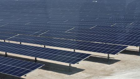 محطة الخرسعة للطاقة الشمسية/قطر 18 أكتوبر 2022 (فرانس برس)