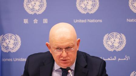 السفير الروسي لدى الأمم المتحدة فاسيلي نيبينزيا (Getty)