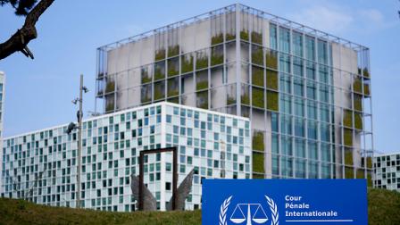 مقر المحكمة الجنائية الدولية في لاهاي بهولندا، 29 مارس 2022 (Getty)