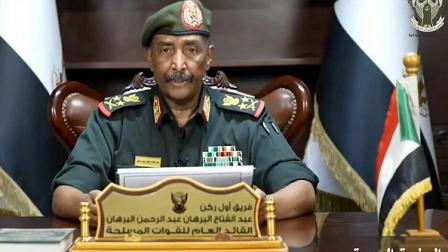قائد الجيش السوداني عبد الفتاح البرهان 14 أغسطس 2023 (Getty)