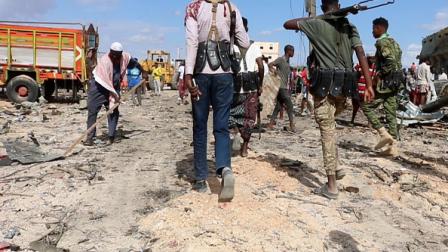 مسلحون صوماليون في بلدة بلدوين، 23 سبتمبر 2023(Getty)