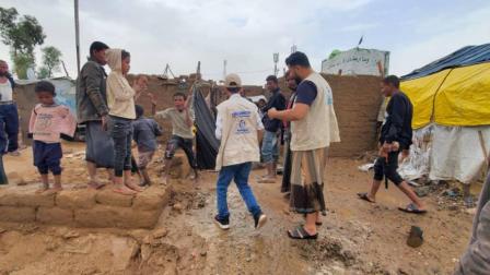 فيضانات اليمن في صعدة، 25 يوليو 2024 (مفوضية اللاجئين/إكس)