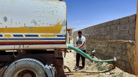 شح المياه مشكلة كبيرة في ليبيا (محمود تركية/ فرانس برس)