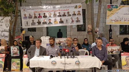 مؤتمر لنقابة الصحافيين الفلسطينيين مع مؤسسات الأسرى، 16 يوليو 2024 (جهاد بركات)