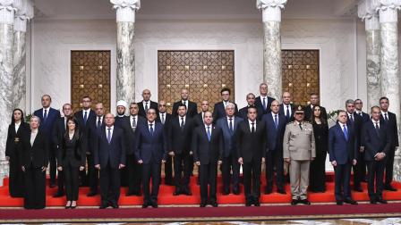 الحكومة المصرية الجديدة في القاهرة، 3 يوليو 2024 (أسوشييتد برس)
