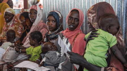 نازحون في مخيم زمزم في شمال دارفور - السودان - فبراير 2024 (إكس)