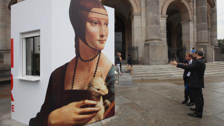 	 أعاد الباحثون إنشاء رائحة لوحة Lady With an Ermine لدافنشي (شون غالوب / Getty)