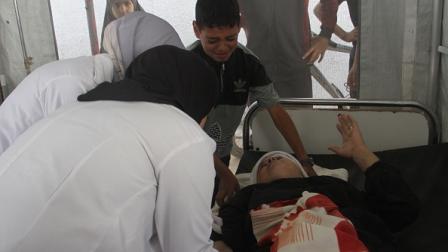 مستشفى كمال عدوان في بيت لاهيا بغزة، في 13 مايو 2024 (الأناضول)