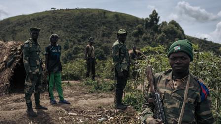 قوات الكونغو الديمقراطية في مقاطعة شمال كيفو، 14 مايو 2024 (Getty)