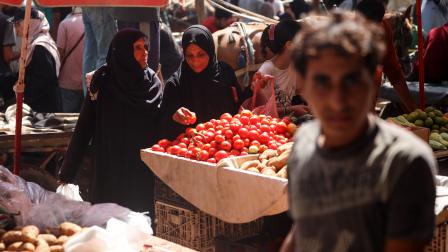 أسواق غزة /دير البلح 20-6-2024 (Getty)