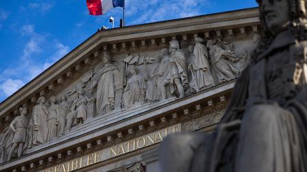 قصر بوربون في باريس حيث تعقد الجمعية الوطنية اجتماعاتها، 10 يوليو 2024 (فرانس برس)