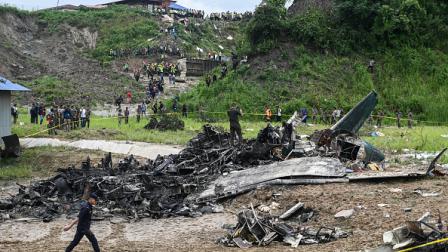 تحطم طائرة في نيبال، 24 يوليو 2024 (فرانس برس)